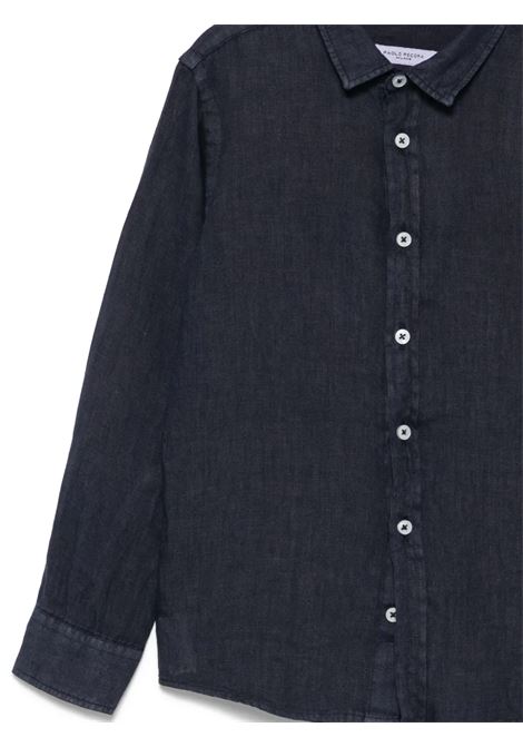 Camicia in lino PAOLO PECORA KIDS | PP4032BLU